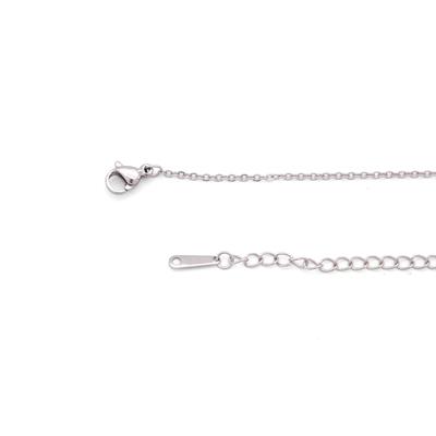 Çelik Kolye - Haç Kolye - Paslanmaz Çelik Kadın Kolye KLY-621