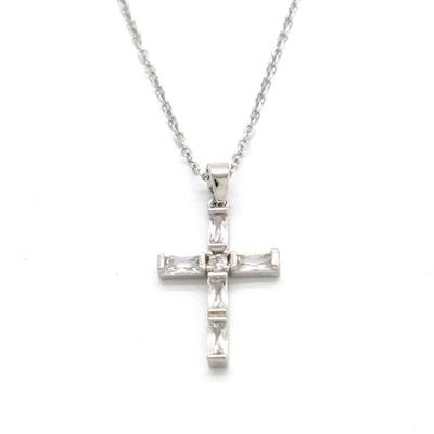 Çelik Kolye - Haç Kolye - Paslanmaz Çelik Kolye KLY-645