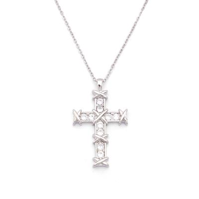 Çelik Kolye - Haç Kolye - Paslanmaz Çelik Kadın Kolye KLY-642