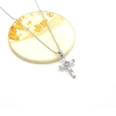 Çelik Kolye - Haç Kolye - Paslanmaz Çelik Kolye KLY-645