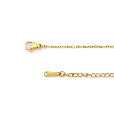 Çelik Kolye - Kelebek Kolye Altın Kaplama KLY-631