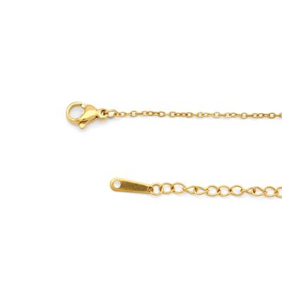 Çelik Kolye - Kelebek Kolye Altın Kaplama KLY-633