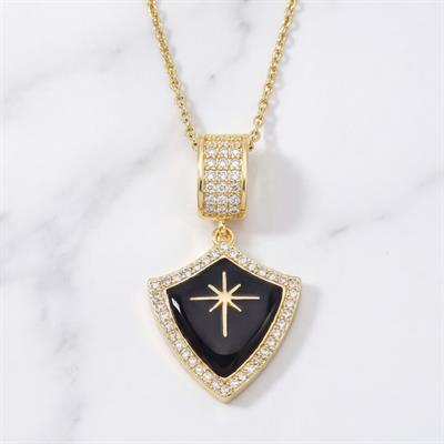 Çelik Kolye, Kuzey Yıldızı Kolye, Altın Kaplama Kadın KolyeK-125