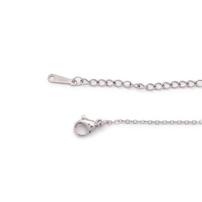 Çelik Kolye, Paslanmaz Çelik Kadın Kolye, Zincir Model KLY-349