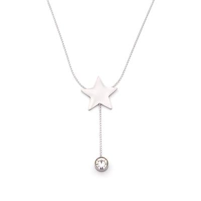 Çelik Kolye - Yıldız Kolye -Paslanmaz Çelik Kolye KLY-577