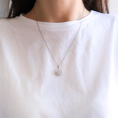 Çelik Kolye - Yuvarlak Kolye - Paslanmaz Çelik Kadın Kolye KLY-599