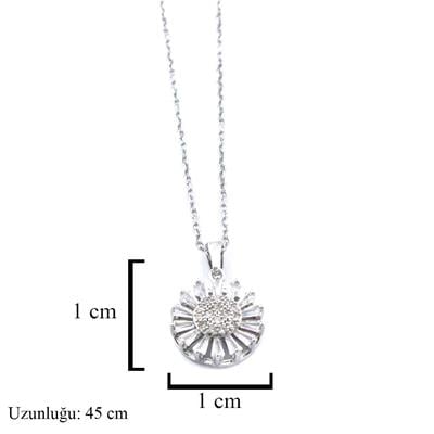 Çelik Kolye - Yuvarlak Kolye - Paslanmaz Çelik Kadın Kolye KLY-599