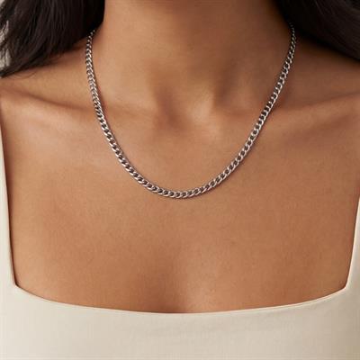 Çelik Zincir Kolye 2 MM Figaro Model ZN-315