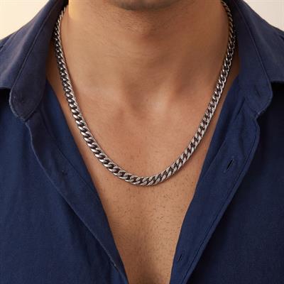 Çelik Zincir Kolye 316L Samanyolu Model 5 MM - ZN-289