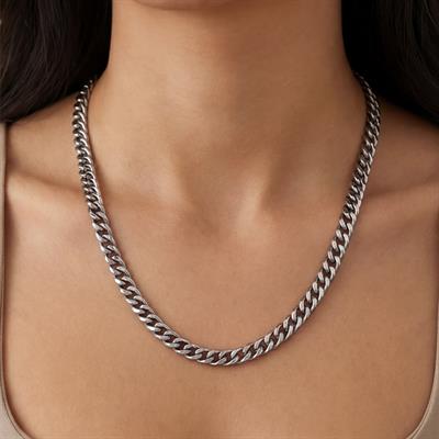 Çelik Zincir Kolye 316L Samanyolu Model 5 MM - ZN-289