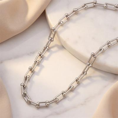 Çelik Zincir Kolye 316L Tiffany Model 5 MM ZN-309