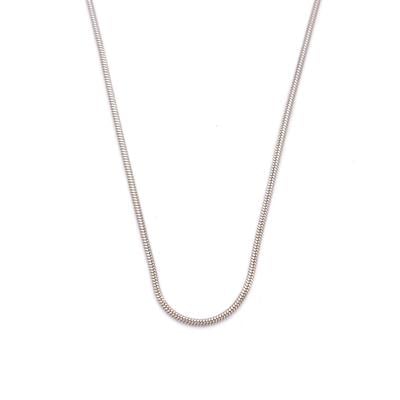 Çelik Zincir Kolye Oval Kesim 1 MM ZN-302