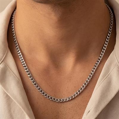 Çelik Zincir Kolye Samanyolu Unisex  Model -  - ZN-285