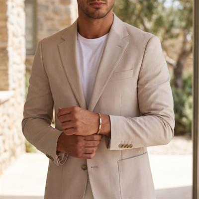 Çift Renkli Çizgili Erkek Bileklik EBLK-511