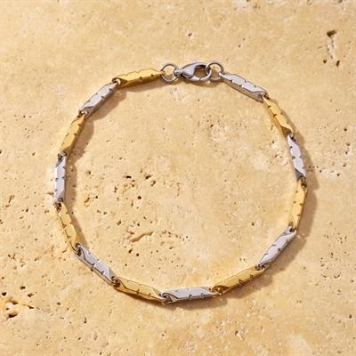 Çift Renkli Lazer Model Erkek Bileklik EBLK-513