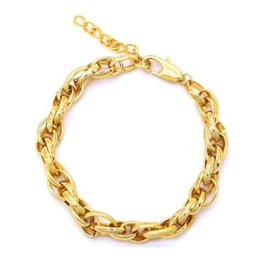 Samanyolu Bileklik Altın Kaplama Oval Model