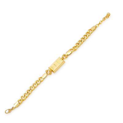 İmitasyon Altın Kaplama Figaro Desenli Külçe Bileklik BLK-1157