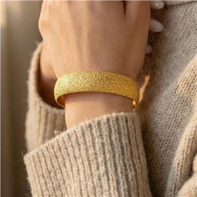 İmitasyon Bilezik Altın Kaplama 1.5 cm Melisa Model BLZ-3089