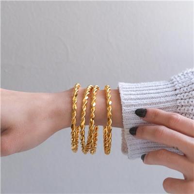 İmitasyon Burma Bilezik 2li Model 6.5 mm - 4 Adet 