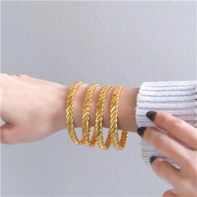 İmitasyon Burma Bilezik 3lü Model 8.5mm - 4 Adet 