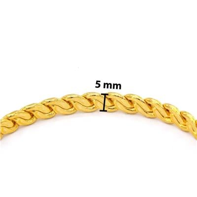 İmitasyon Burma Bilezik 3lü Model (İçi Düz) 5 mm - 5 Adet 