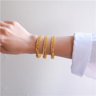 İmitasyon Burma Bilezik Başak Model 8 mm - 3 Adet 