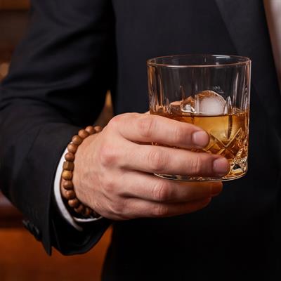 Kahverengi Ahşap Doğal Taş Erkek Bileklik EBLK-380