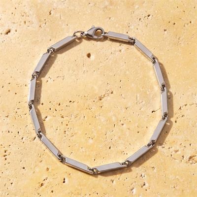 Küp Model Çelik Erkek Bilekliği EBLK-506