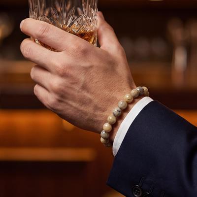 Labradorit Doğal Taş Erkek Bileklik EBLK-491