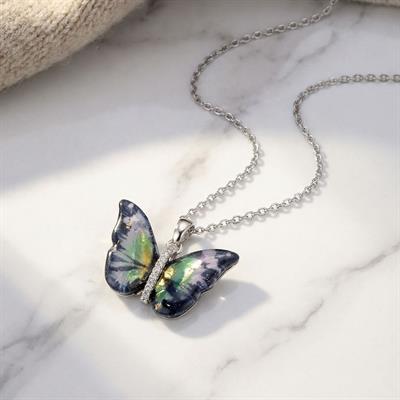 Paslanmaz Çelik Kadın Kolye - Kelebek Kolye KLY-634