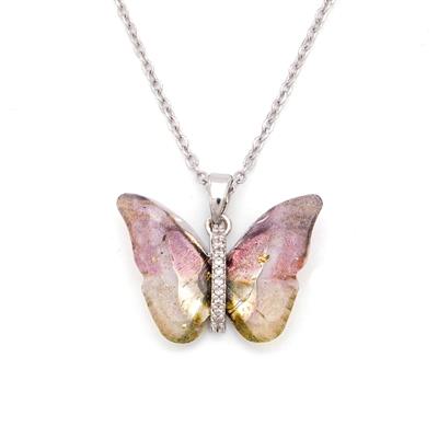 Paslanmaz Çelik Kadın Kolye - Kelebek Kolye KLY-636