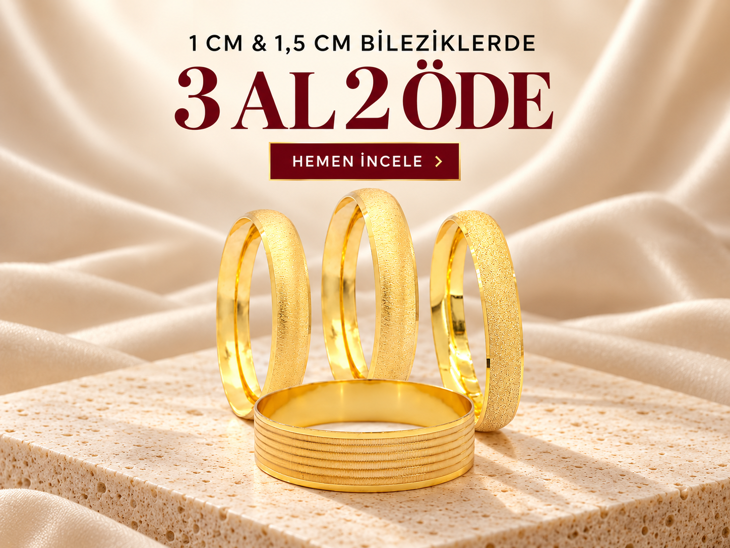 FerizZ 1 cm ve 1,5 cm bilezikler