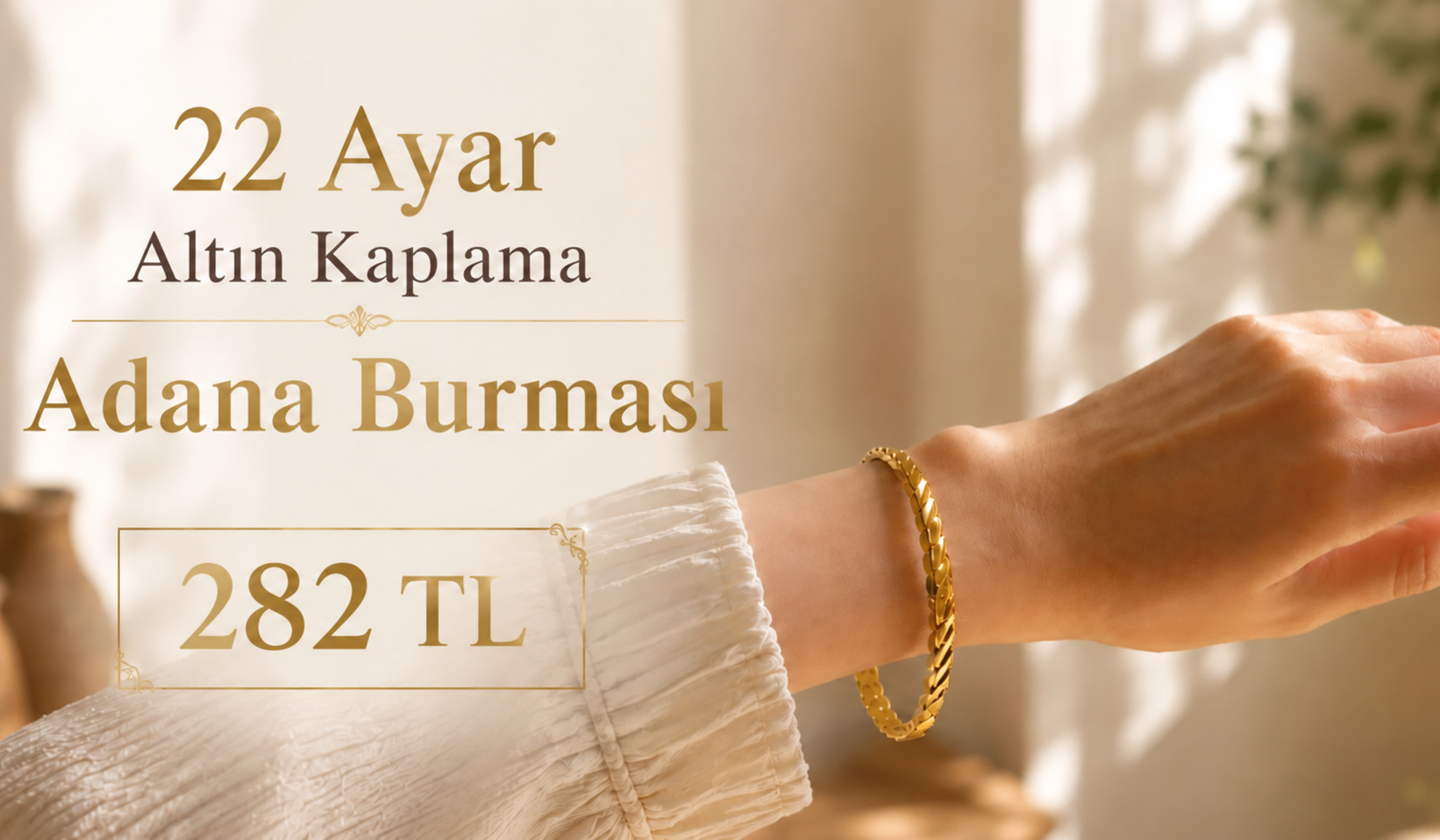 imitasyon sahte altın kaplama adana burması