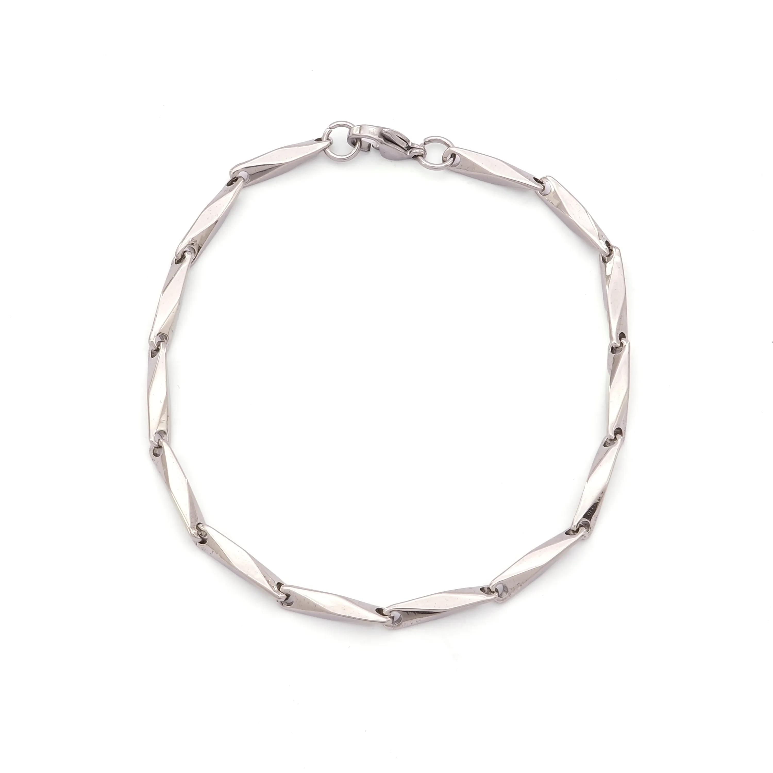 316l Çelik Köşeli Erkek Bileklik EBLK-510