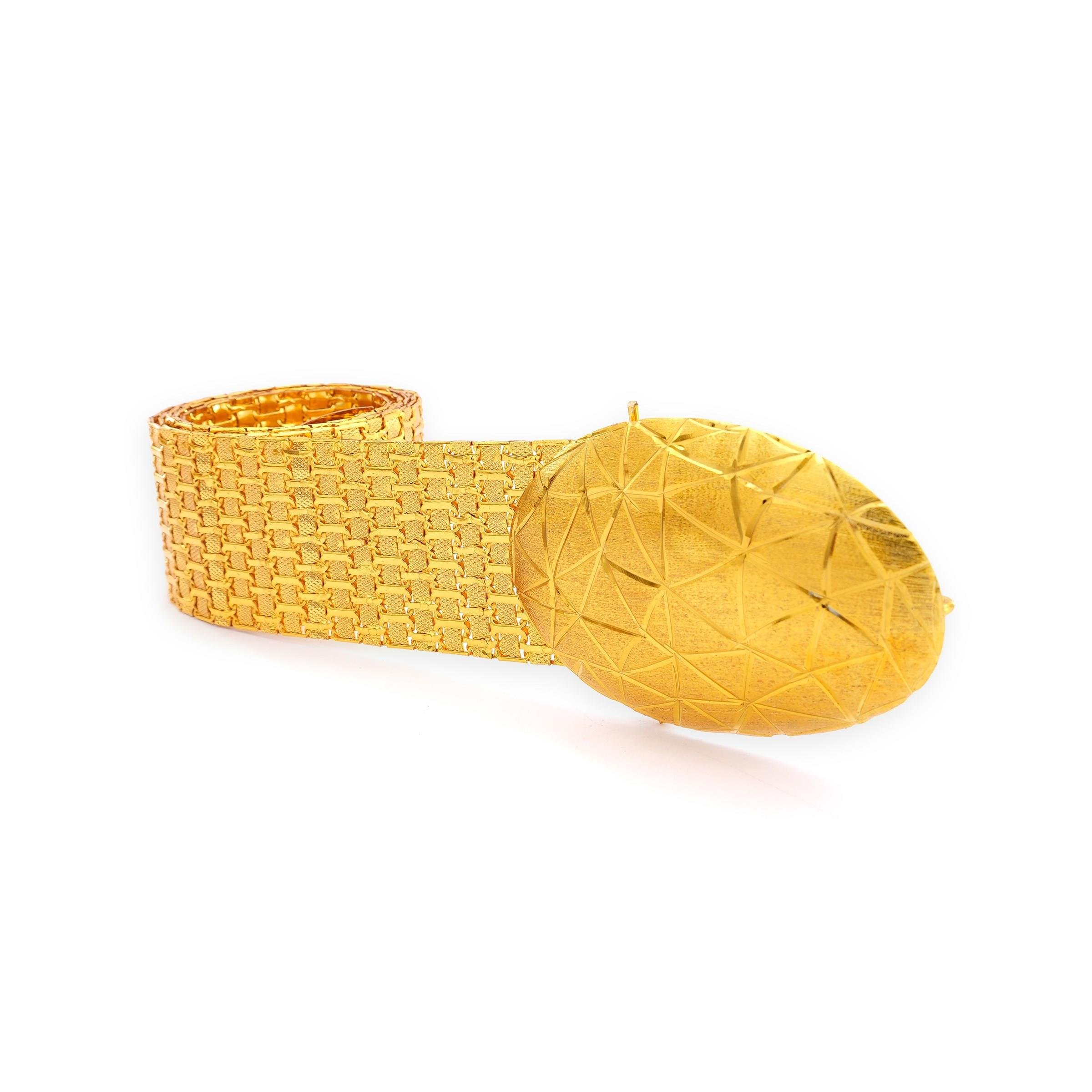 Alntın Kaplama Çelik Baklava Model Kemer KMR-120