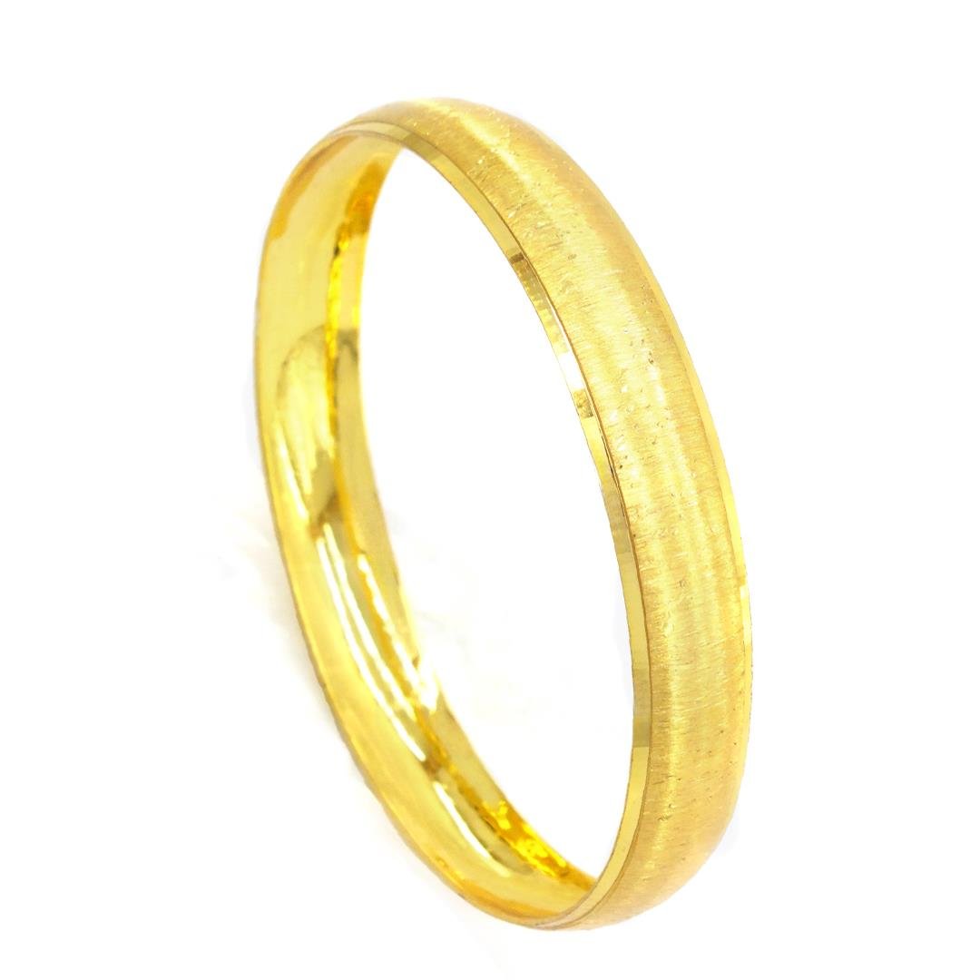 Altın Kaplama Melisa Model Bilezik 1 cm BLZ-3033