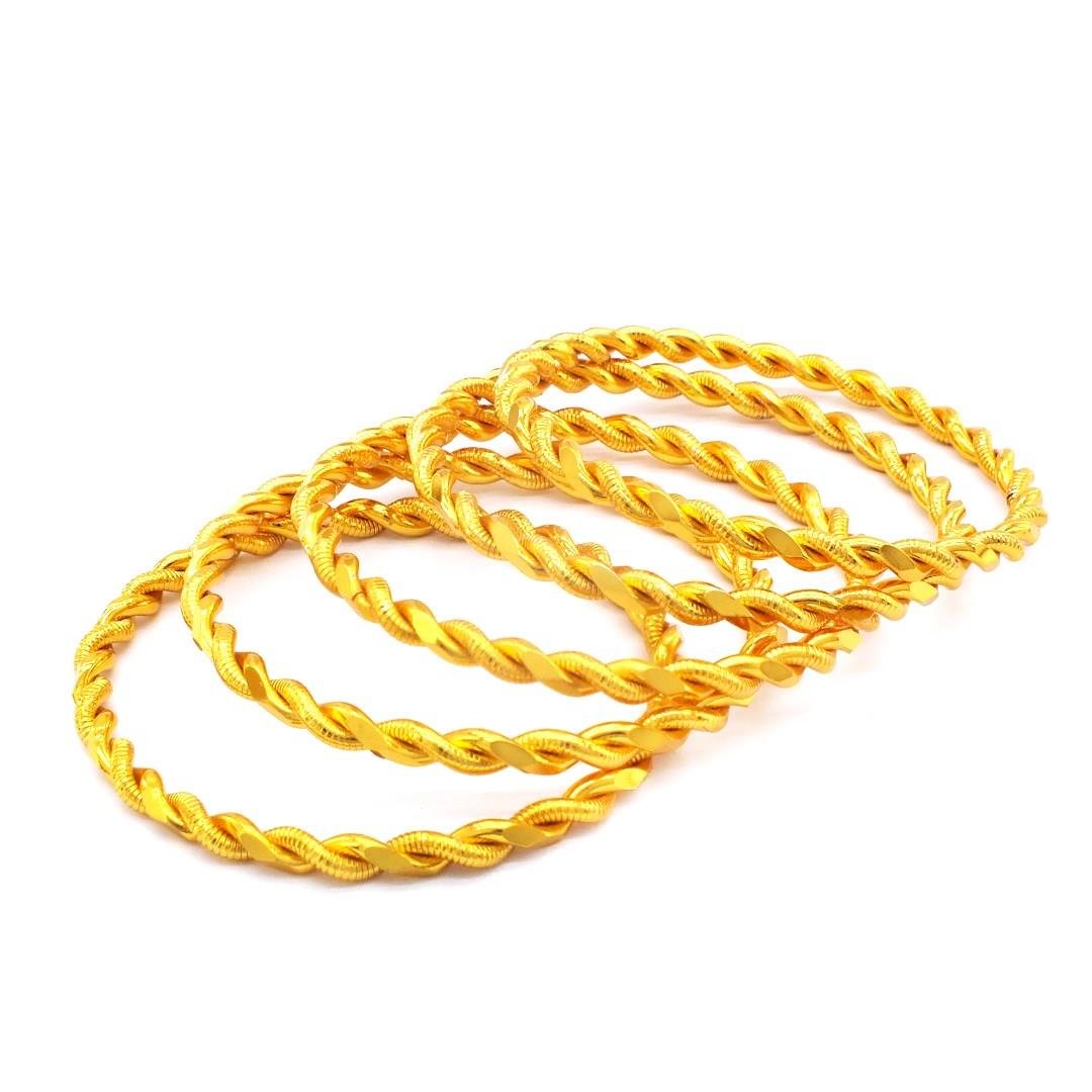 İmitasyon Burma Bilezik 2'li Model 6.5 mm - 5 Adet BSET-106