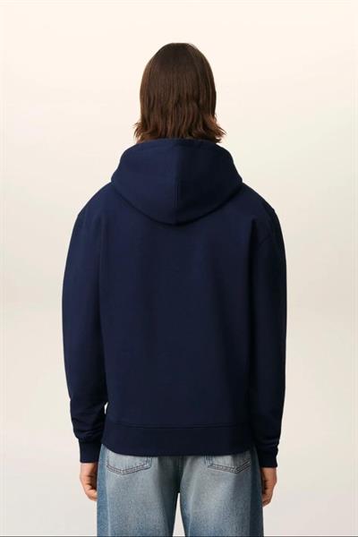 AMI PARİS Ami de Coeur Zipped Hoodie Dark Blue