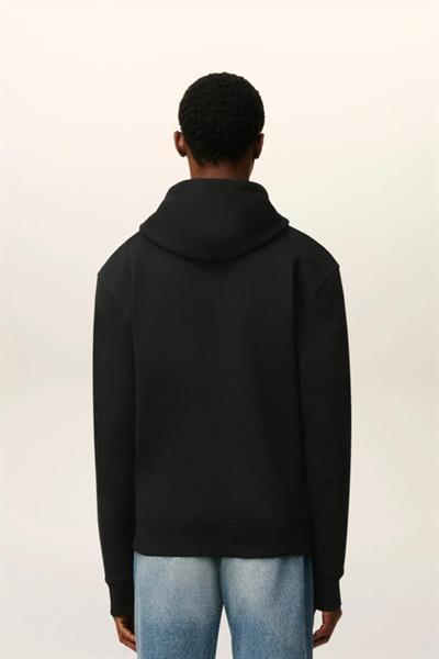 AMI Paris Ami de Coeur made from cotton Hoodie Black