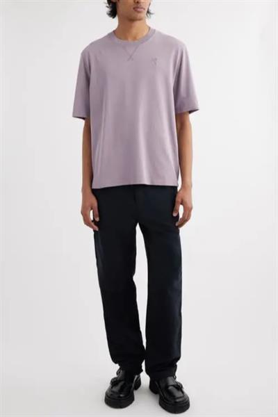 Amı Parıs  Oversized T-shirt Ami De Coeur with logo Purple