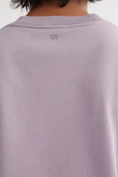 Amı Parıs  Oversized T-shirt Ami De Coeur with logo Purple