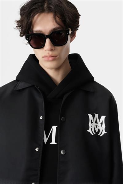 AMIRI Logo Coach Jacket Black