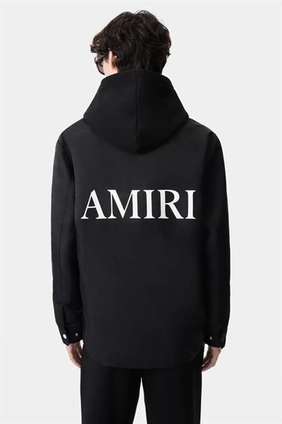 AMIRI Logo Coach Jacket Black