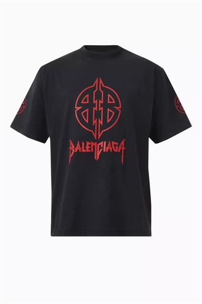 Balenciaga Metal BB Stencil T-Shirt Black