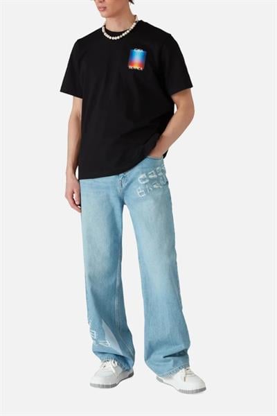 Casablanca Gradient logo T-shirt Black