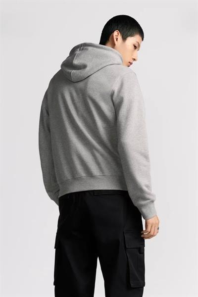 DIOR CD Icon Hooded Sweatshirt Gray