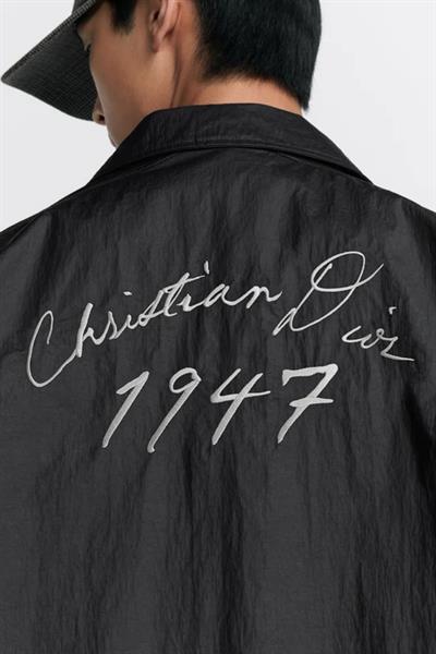Dior Nylon Coach Jacket Black