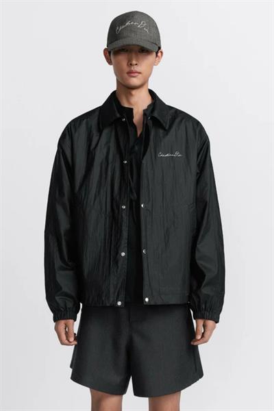Dior Nylon Coach Jacket Black
