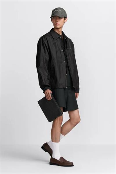 Dior Nylon Coach Jacket Black