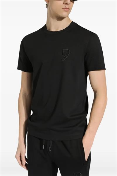 Dolce & Gabbana  D&G Embroidered logoT-shirt Black